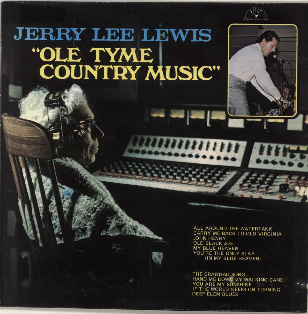 Jerry Lee Lewis Ole Tyme Country Music UK vinyl LP album (LP record) 6467020