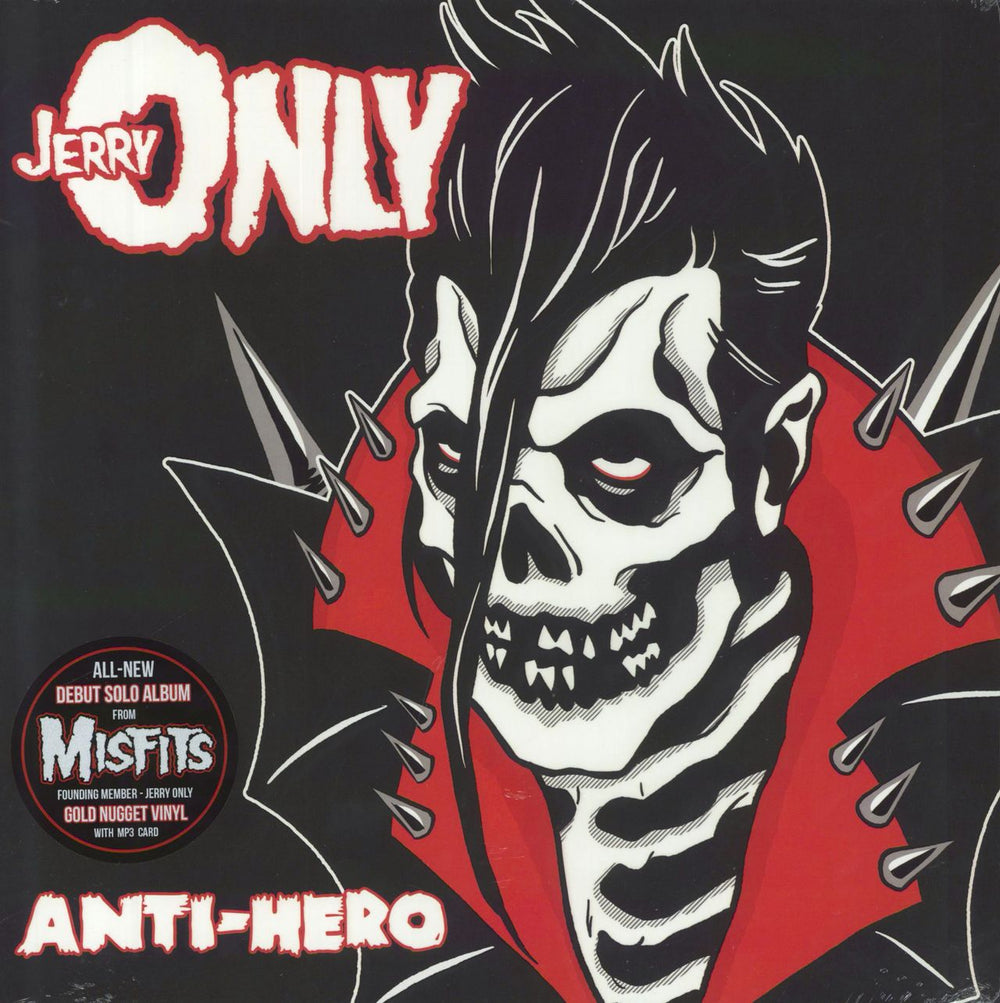 Jerry Only Anti-Hero - Gold Nugget Vinyl - Sealed US vinyl LP album (LP record) MRLP0169