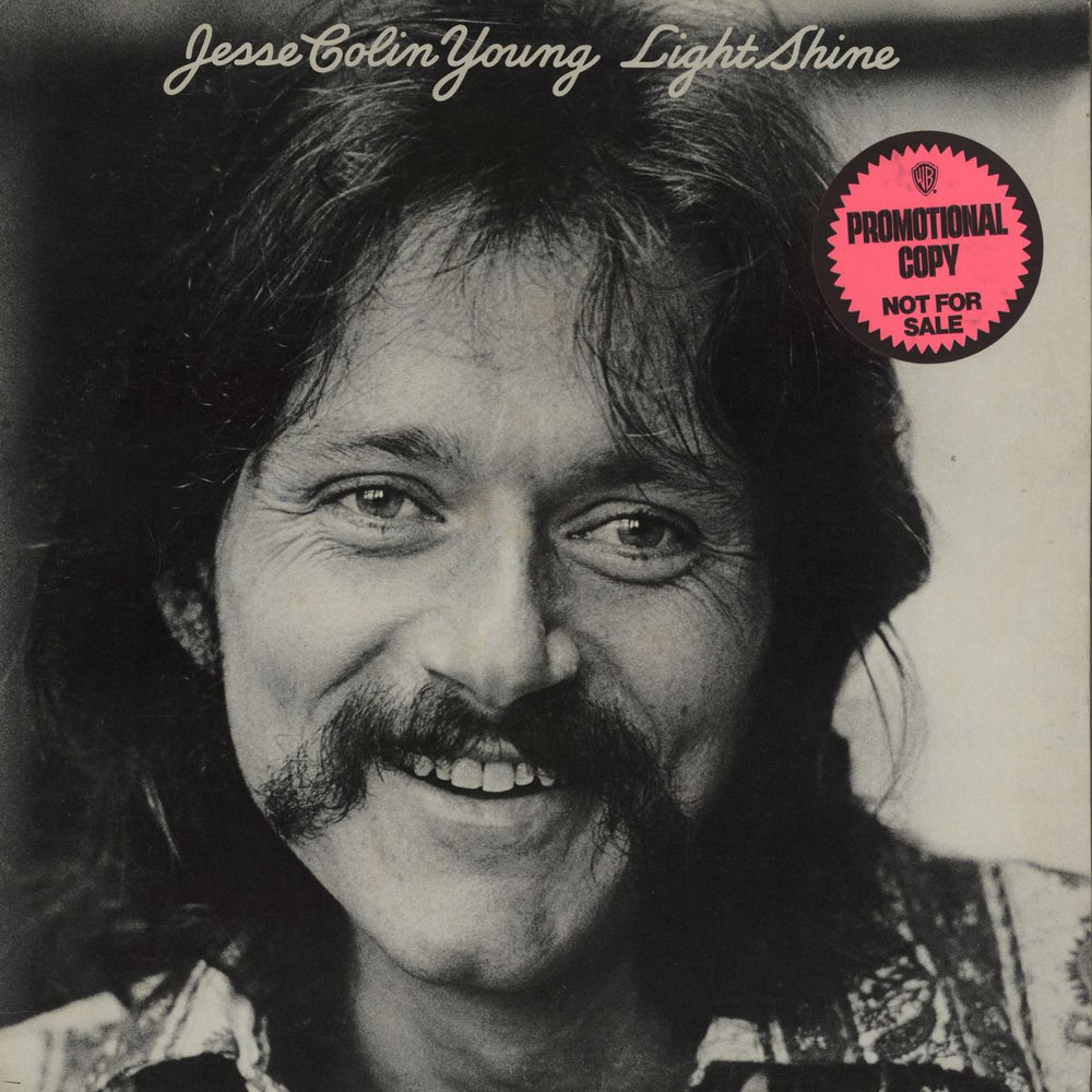 Jesse Colin Young Light Shine - Terre Haute US Promo vinyl LP album (LP record) BS2790