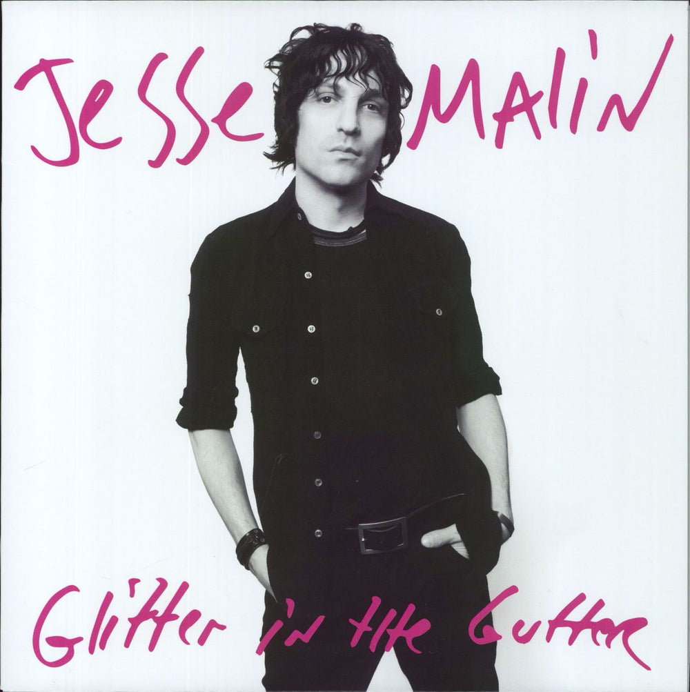 Jesse Malin Glitter In The Gutter - Pink Vinyl US vinyl LP album (LP record) WKC-93849-1