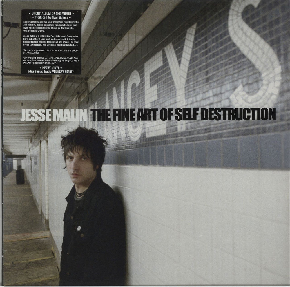 Jesse Malin the Fine Art Of Self Destruction UK vinyl LP album (LP record) TPLP380