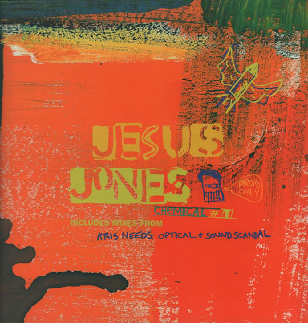 Jesus Jones Chemical #1 UK Promo 12" vinyl single (12 inch record / Maxi-single) 12FOODDJ102