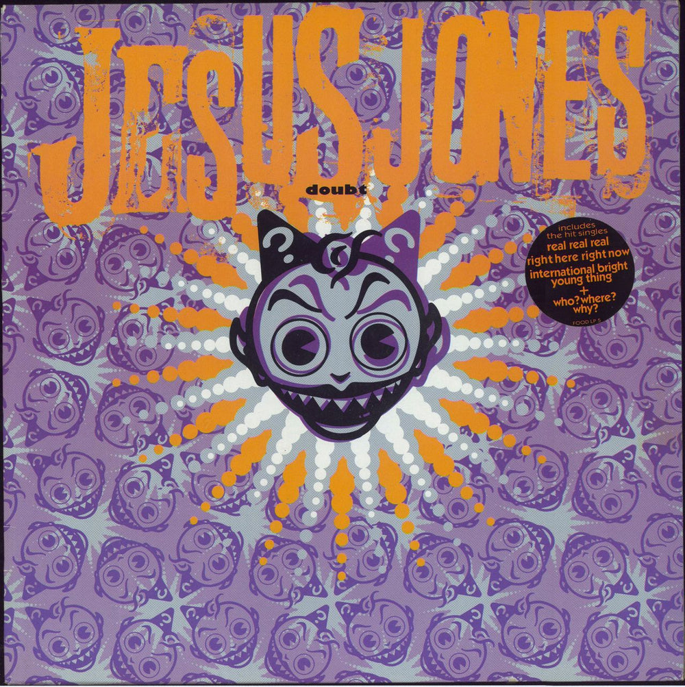 Jesus Jones Doubt - EX UK vinyl LP album (LP record) FOODLP5