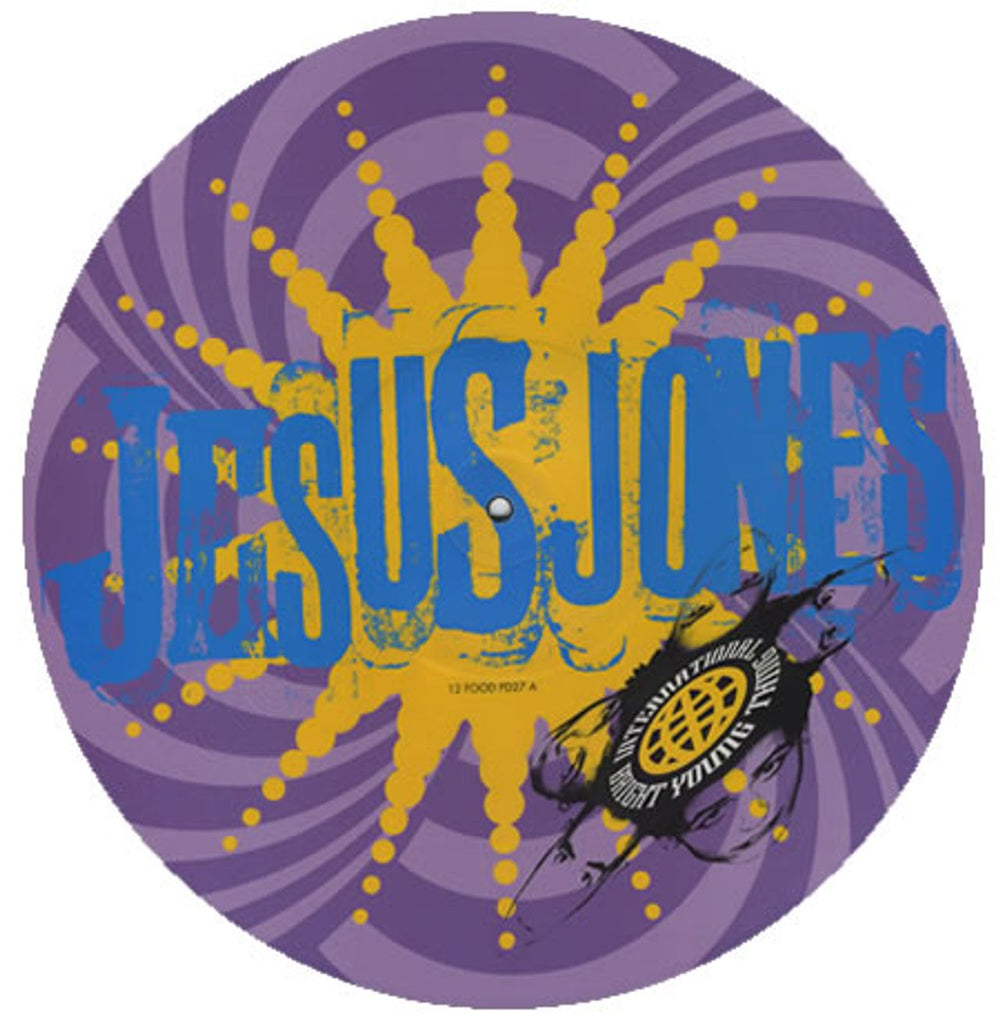 Jesus Jones International Bright Young Thing UK 12" vinyl picture disc (12 inch picture record) 12FOODPD27