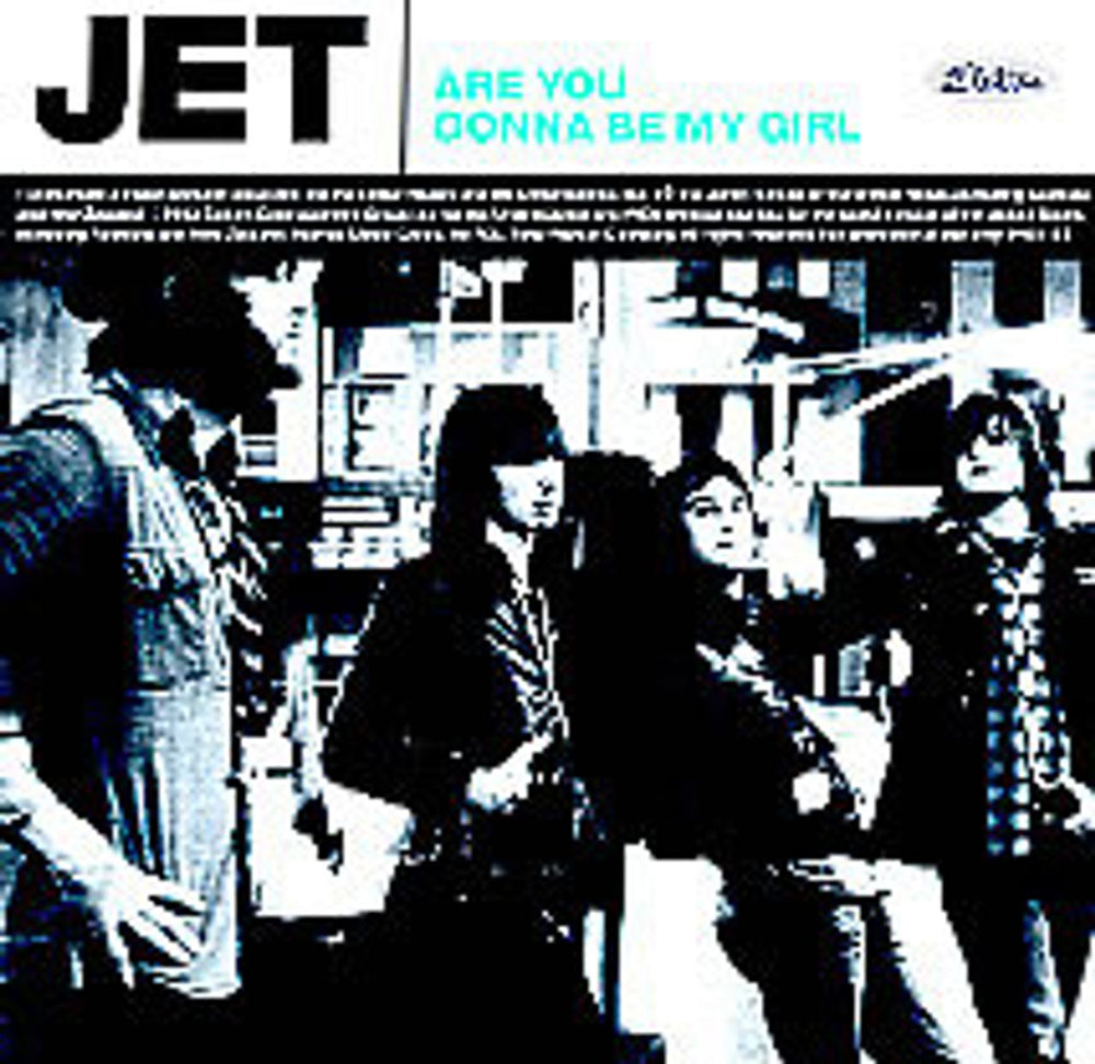 Jet Are You Gonna Be My Girl UK Promo memorabilia BADGE/STICKER