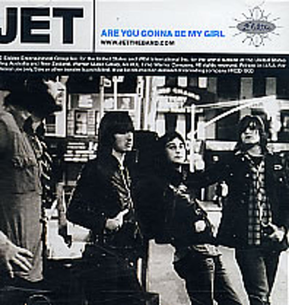 Jet Are You Gonna Be My Girl US Promo CD single (CD5 / 5") PRCD1900