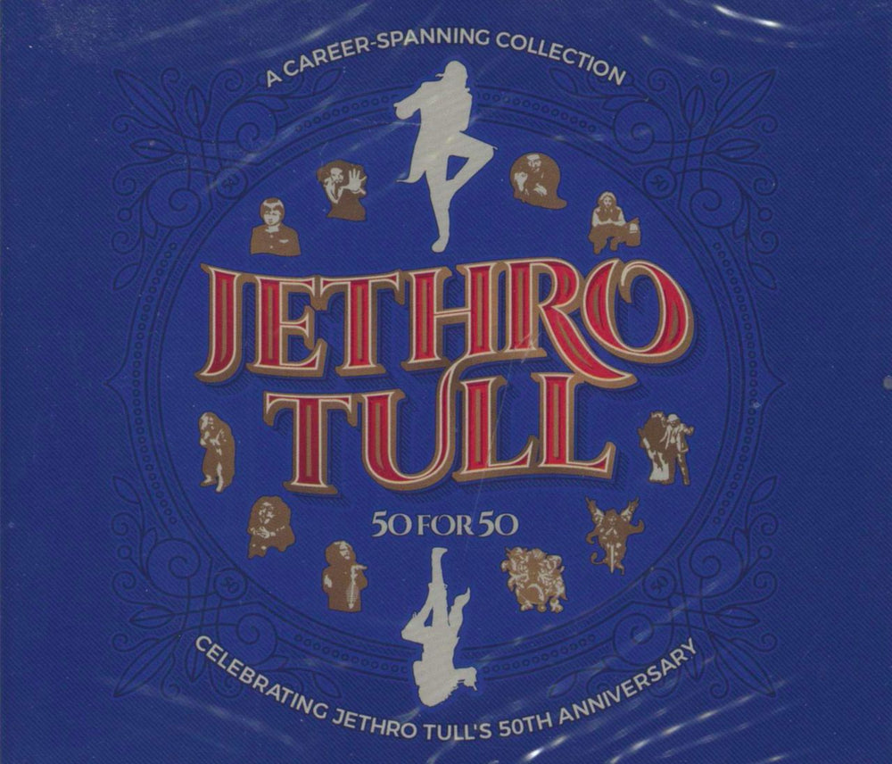 Jethro Tull 50 For 50 - Sealed UK 3-CD album set (Triple CD) 0190295659295