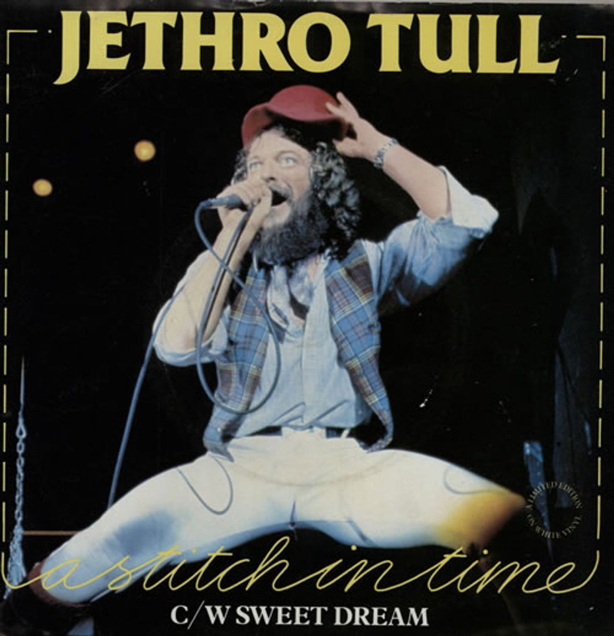 Jethro Tull A Stitch In Time - 3:30 - White Vinyl UK 7