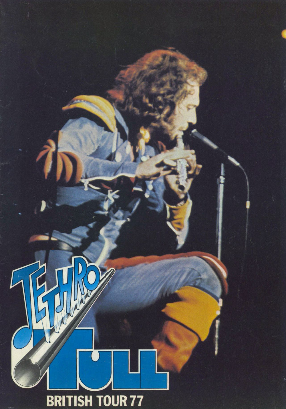 Jethro Tull British Tour 77 + 11th Feb Ticket Stub UK tour programme TOUR PROGRAMME