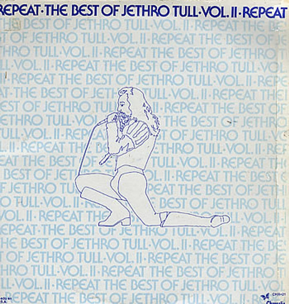 Jethro Tull Repeat - The Best Of Jethro Tull Vol. II Mexican vinyl LP album (LP record) CHR.21