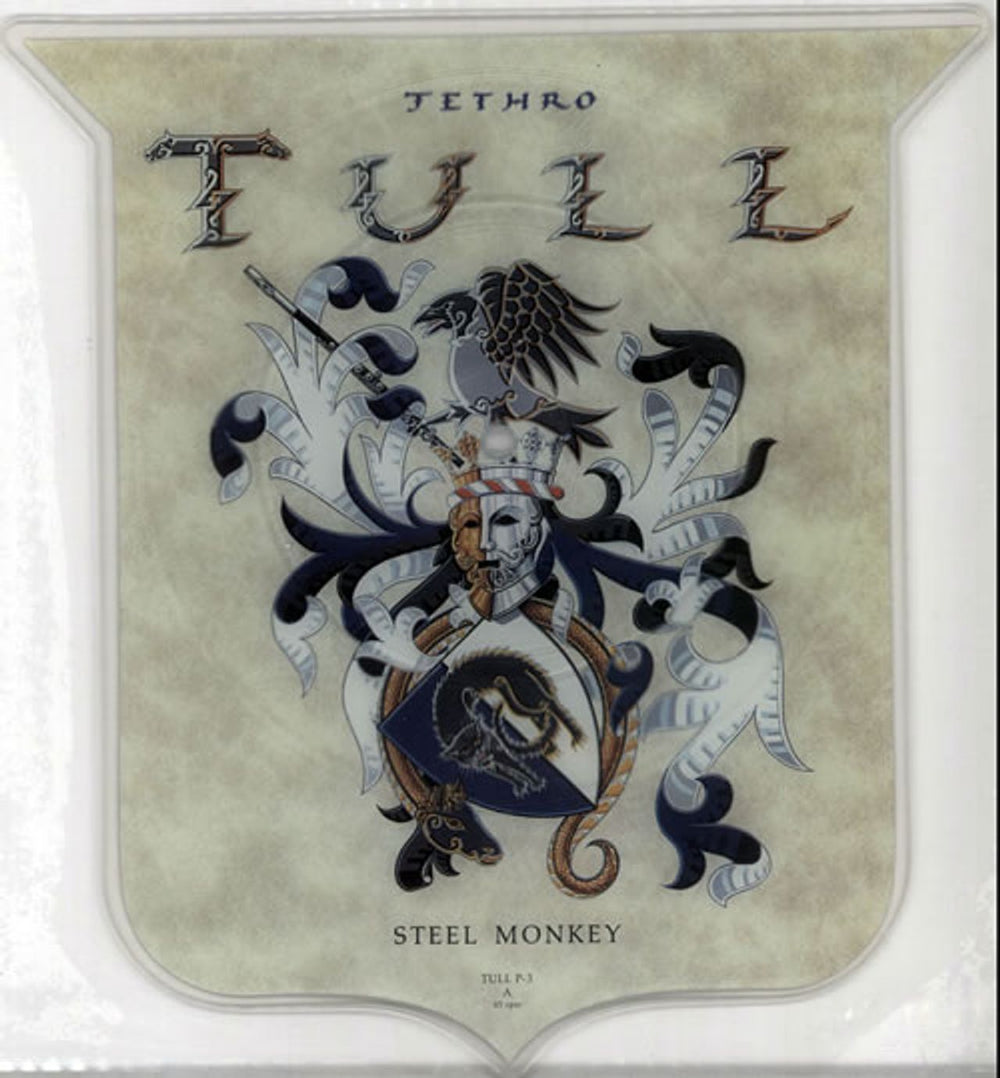 Jethro Tull Steel Monkey UK shaped picture disc (picture disc vinyl record) TULLP3