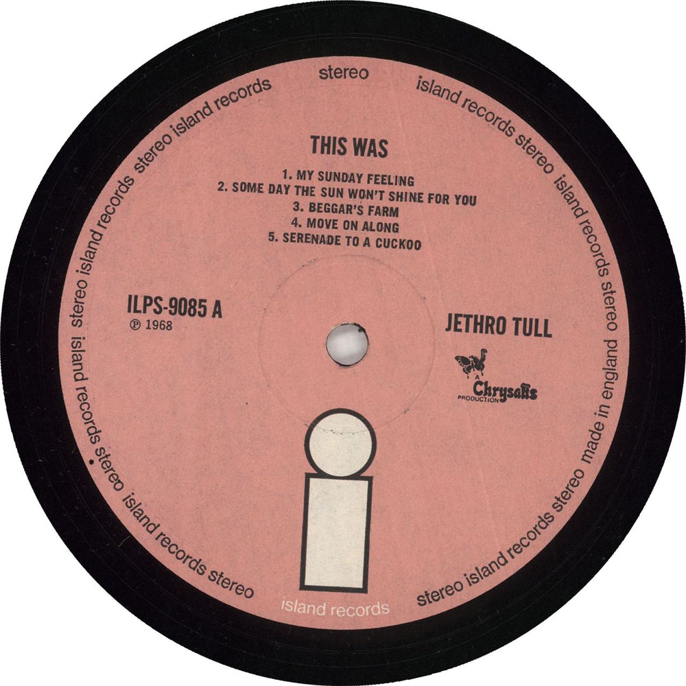 Jethro Tull This Was - 4th UK vinyl LP album (LP record)