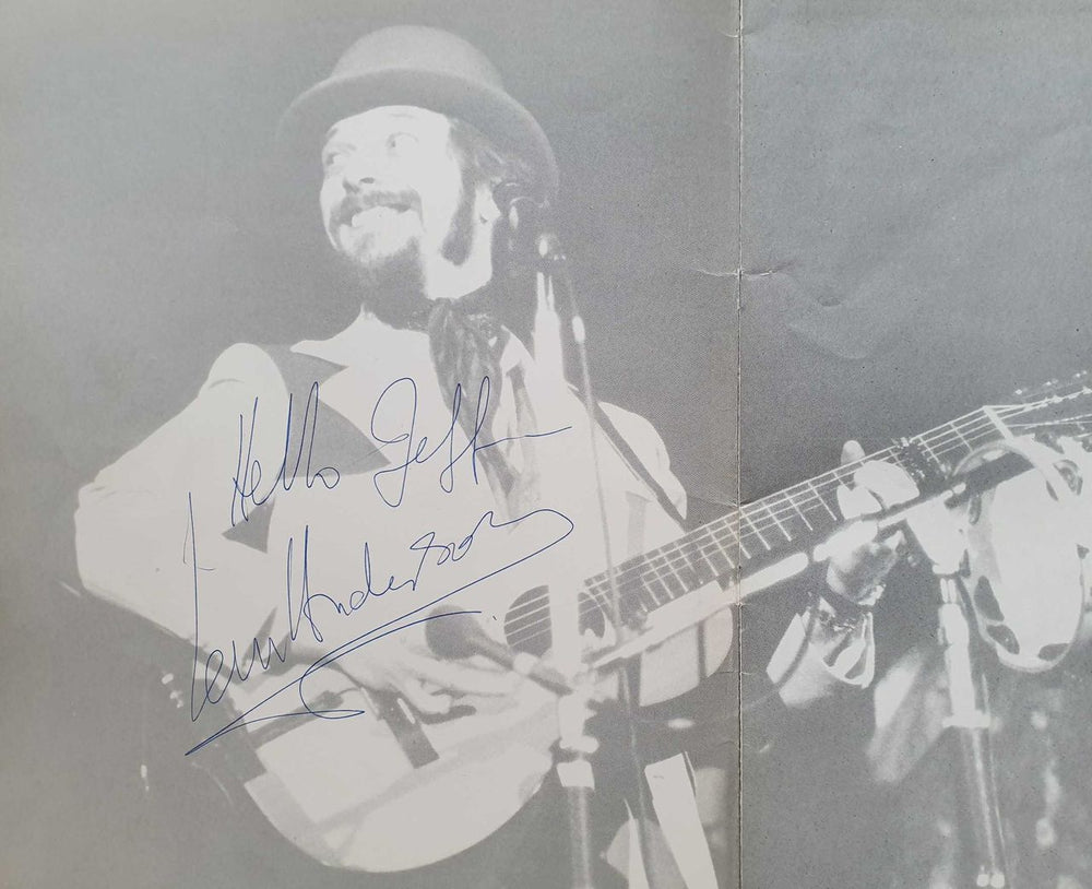 Jethro Tull World Tour 78 - Autographed UK tour programme TULTRWO728660