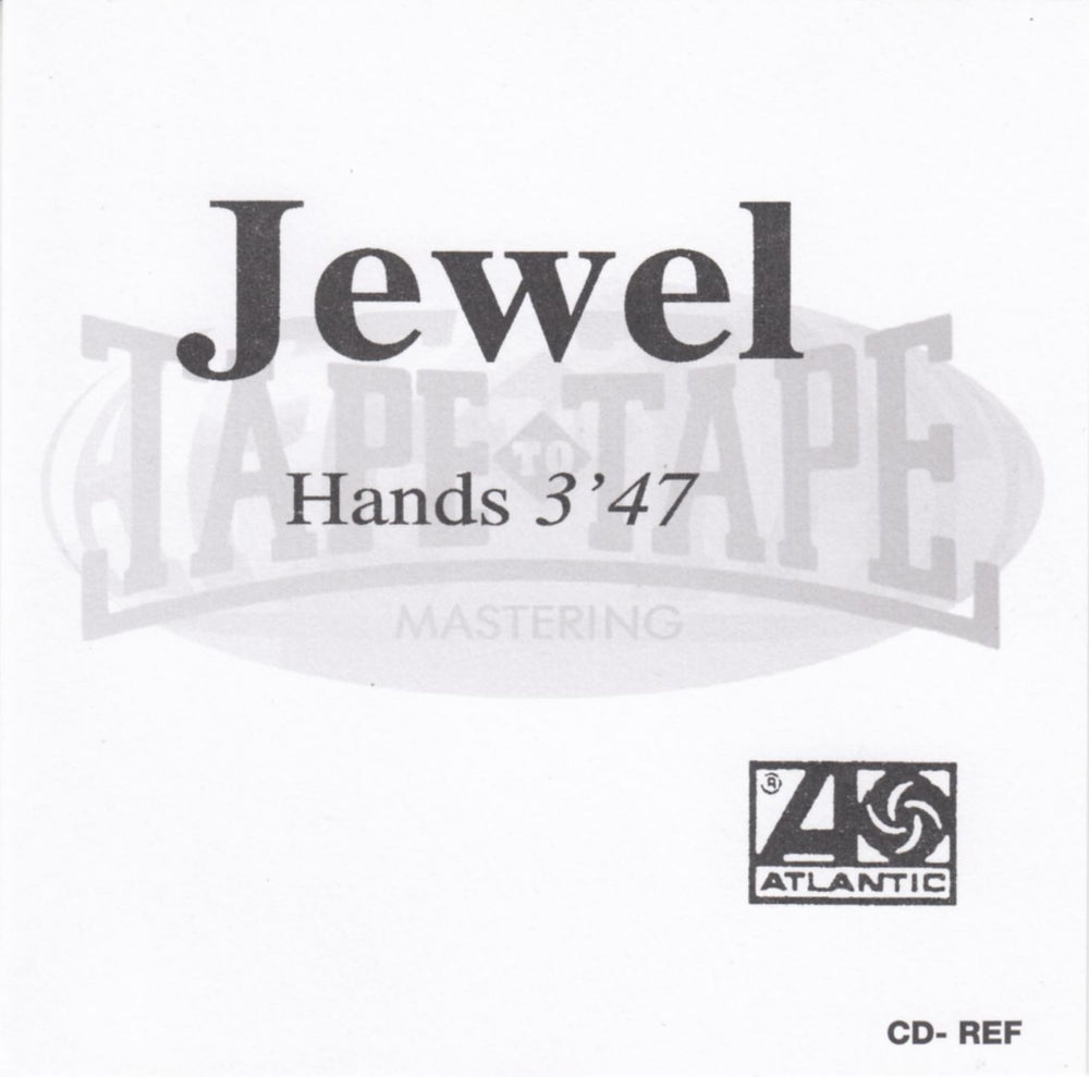 Jewel Hands UK Promo CD-R acetate CD ACETATE