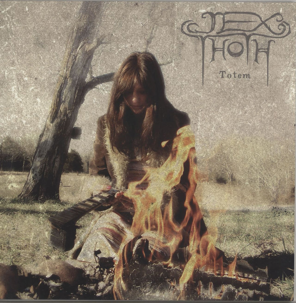 Jex Thoth Totem - White Vinyl Swedish 12" vinyl single (12 inch record / Maxi-single) IHR039