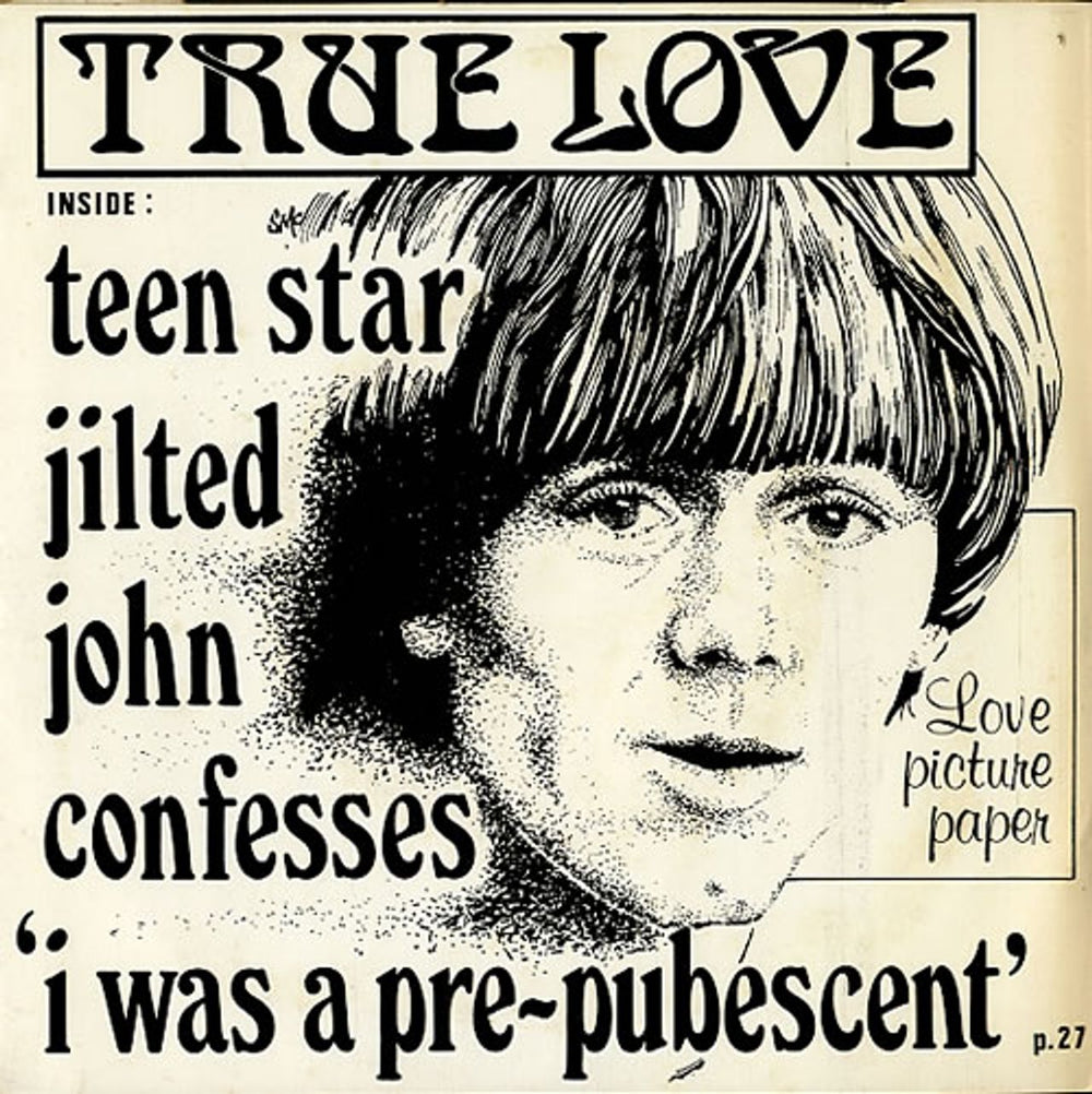 Jilted John True Love UK 7" vinyl single (7 inch record / 45) INT577