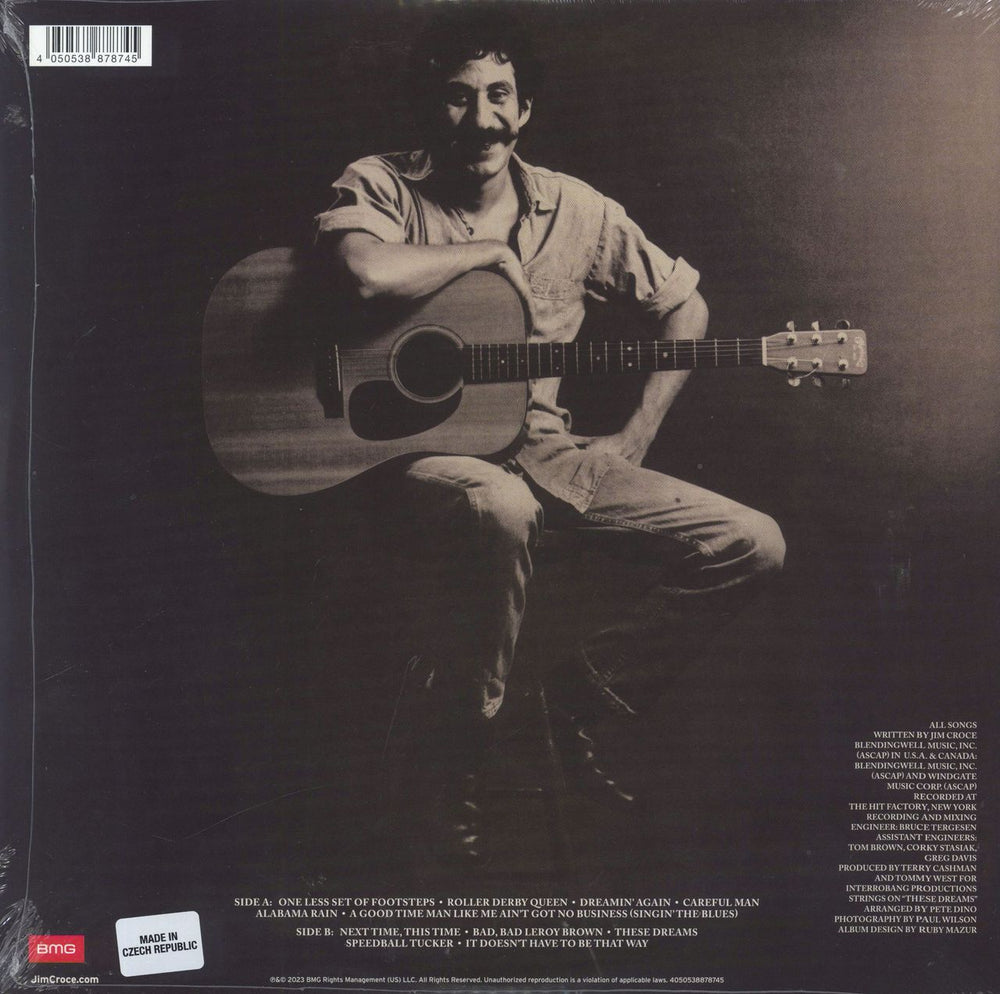 Jim Croce Life And Times - Sealed - Blue Vinyl US vinyl LP album (LP record) 4050538878745