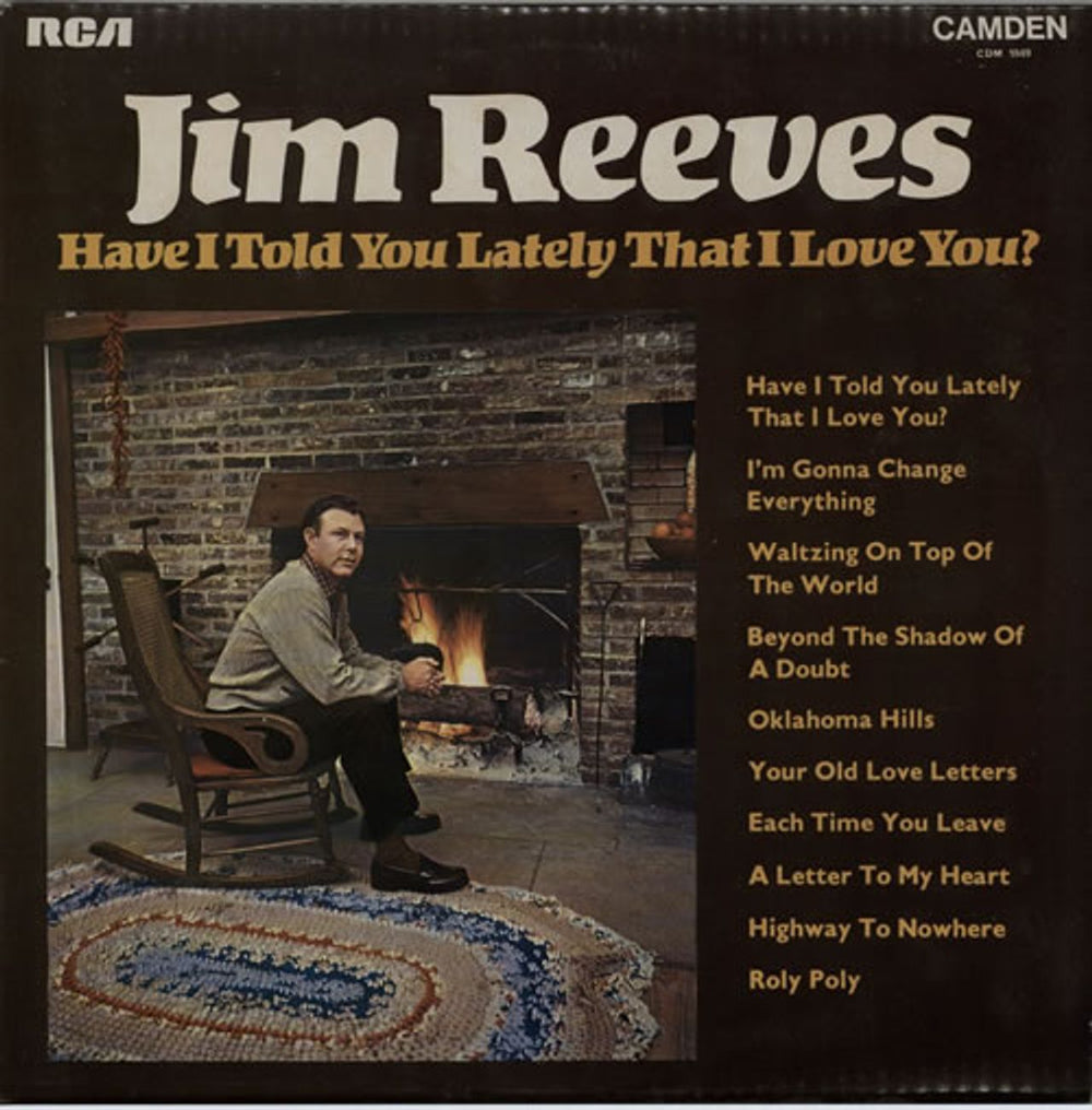 Jim Reeves Have I Told You Lately That I Love You? UK vinyl LP album (LP record) CDM1049