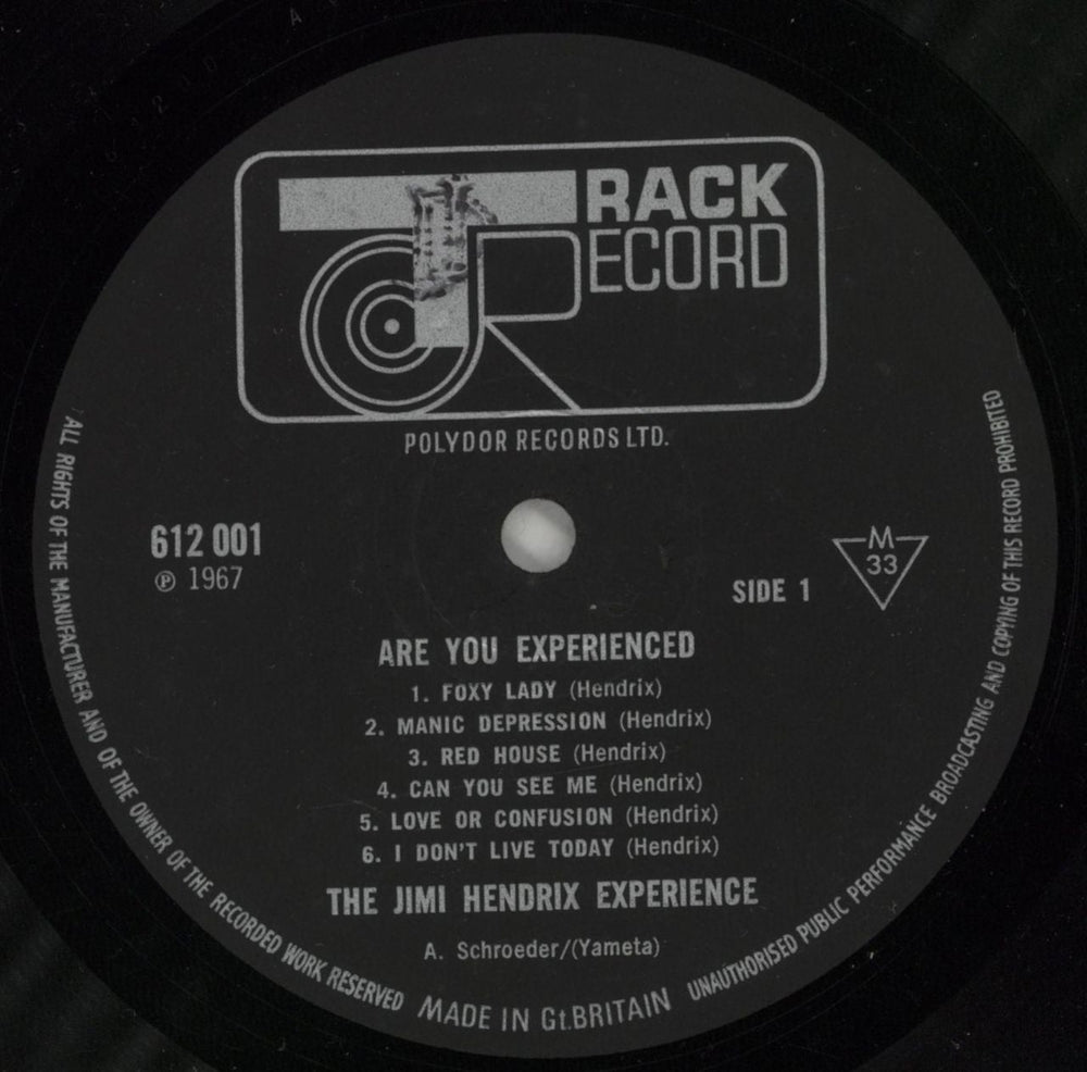Jimi Hendrix Are You Experienced - 1st - G UK vinyl LP album (LP record) HENLPAR618982