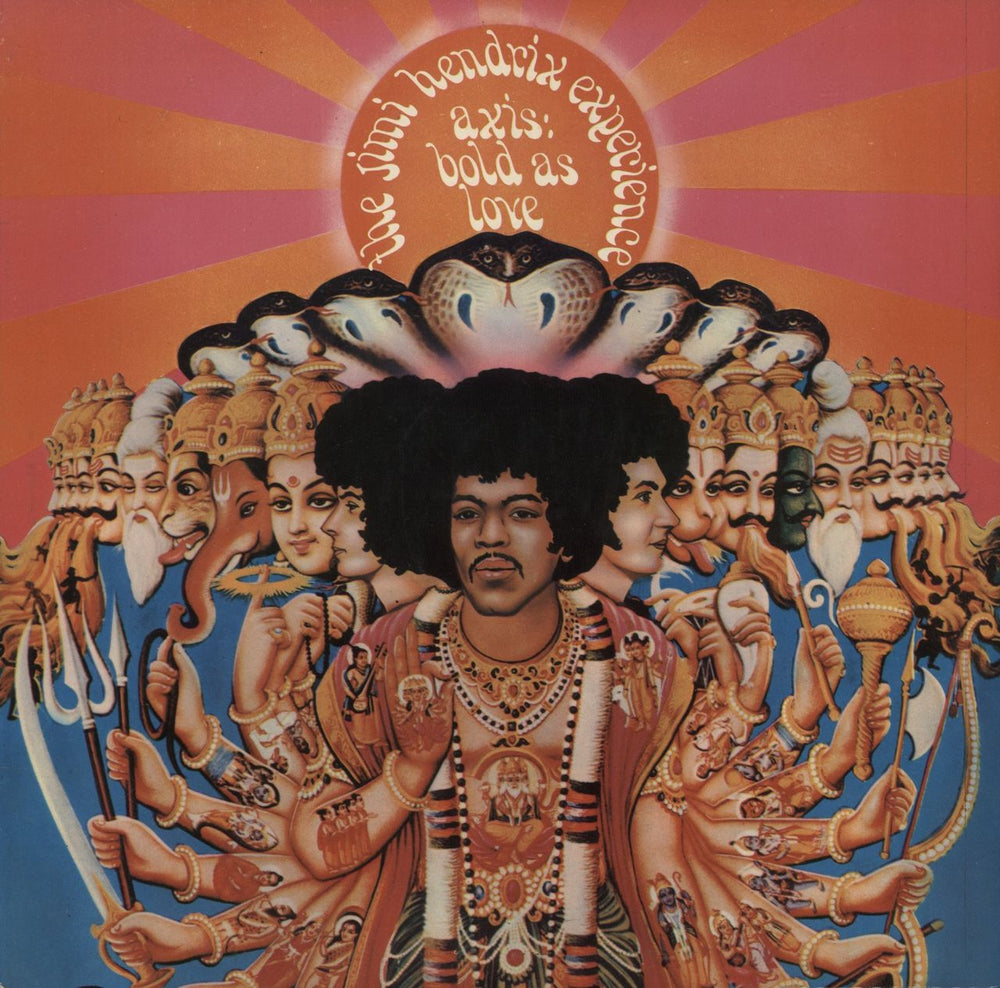 Jimi Hendrix Axis: Bold As Love - 1st + insert - EX UK vinyl LP album (LP record) 613003