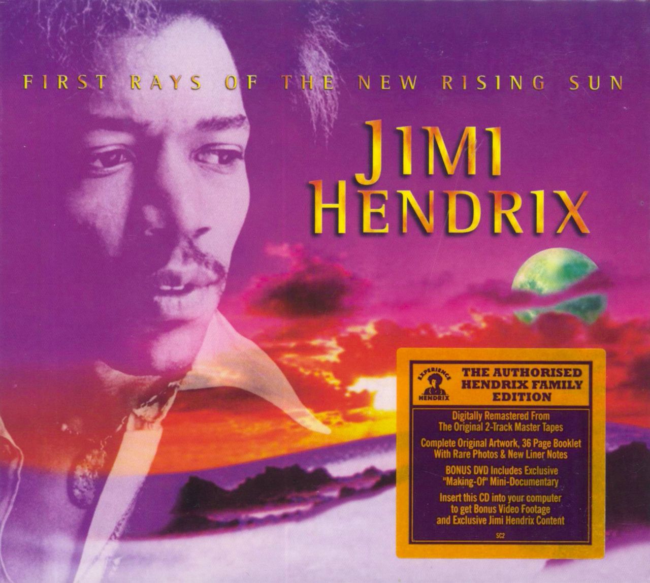 Jimi Hendrix First Rays Of The New Rising Sun UK 2-disc CD/DVD set ...