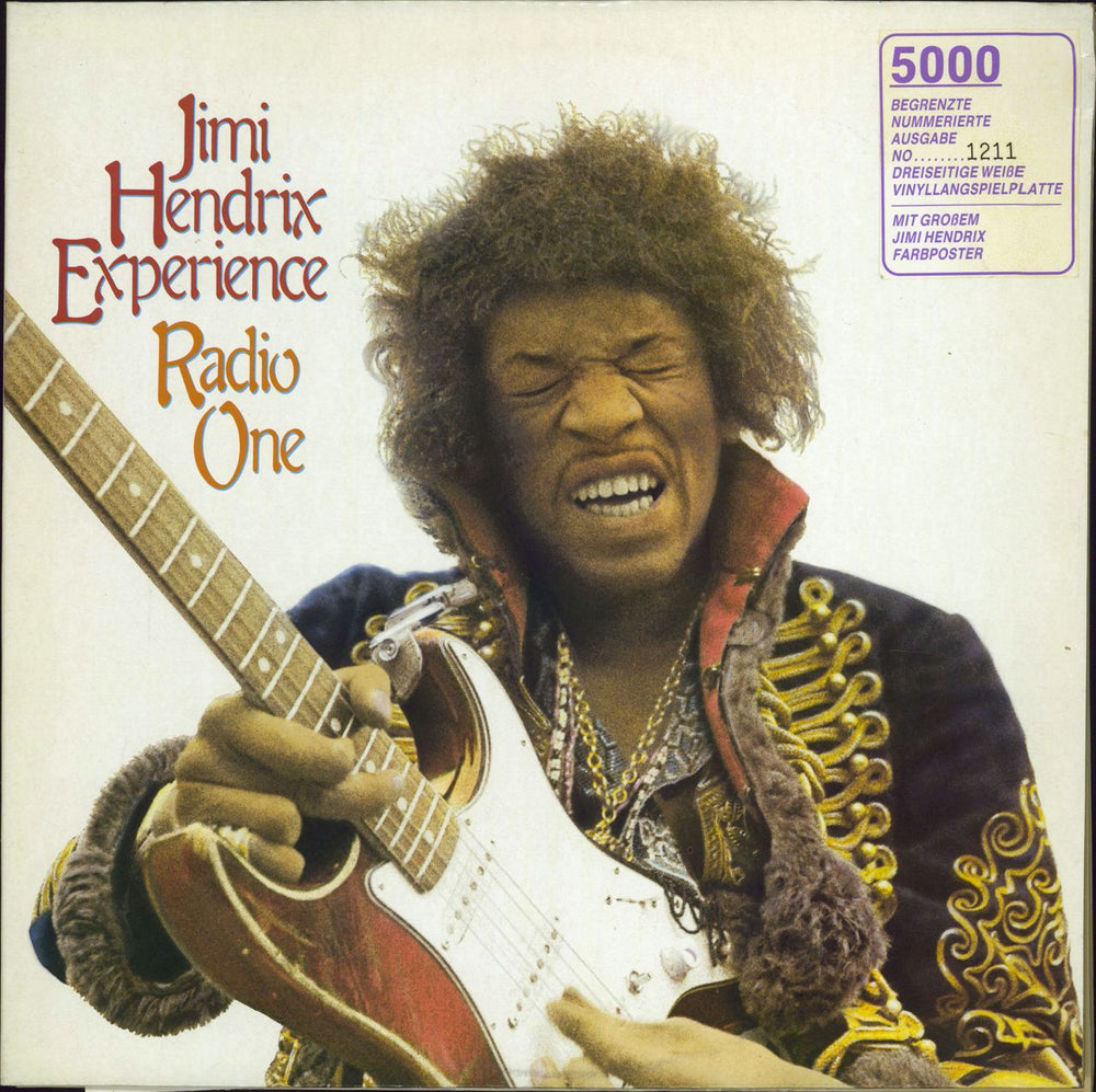 Jimi Hendrix Radio One - White Vinyl + Poster German 2-LP vinyl record set (Double LP Album) CCSLP212W