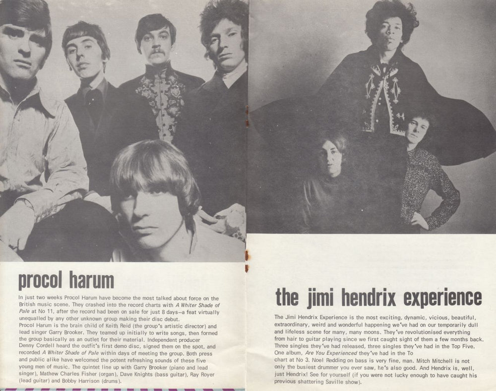 Jimi Hendrix Sunday At The Saville UK tour programme