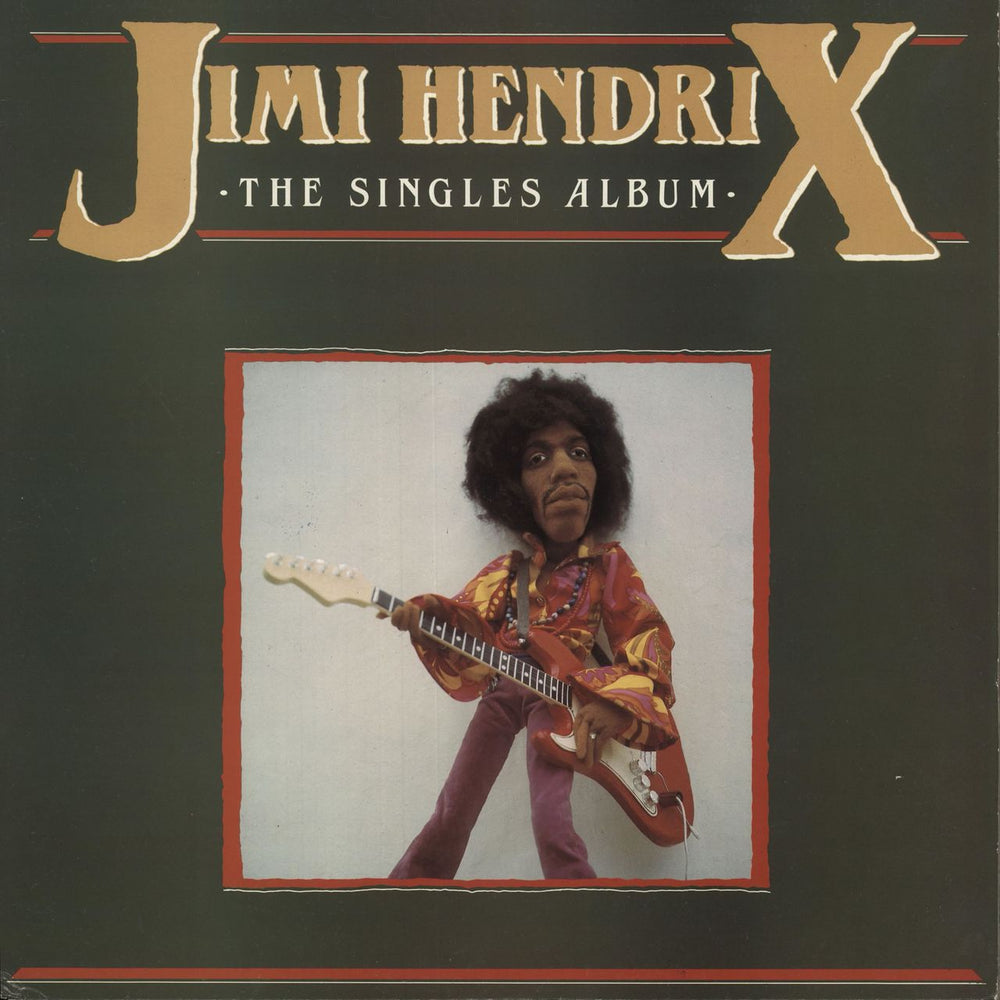 Jimi Hendrix The Singles Album UK 2-LP vinyl record set (Double LP Album) PODV6