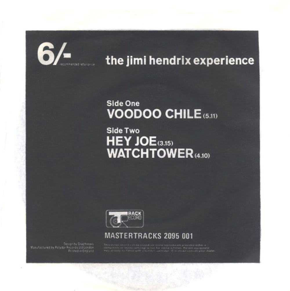 Jimi Hendrix Voodoo Chile - 2nd - P/S UK 7" vinyl single (7 inch record / 45) HEN07VO595081