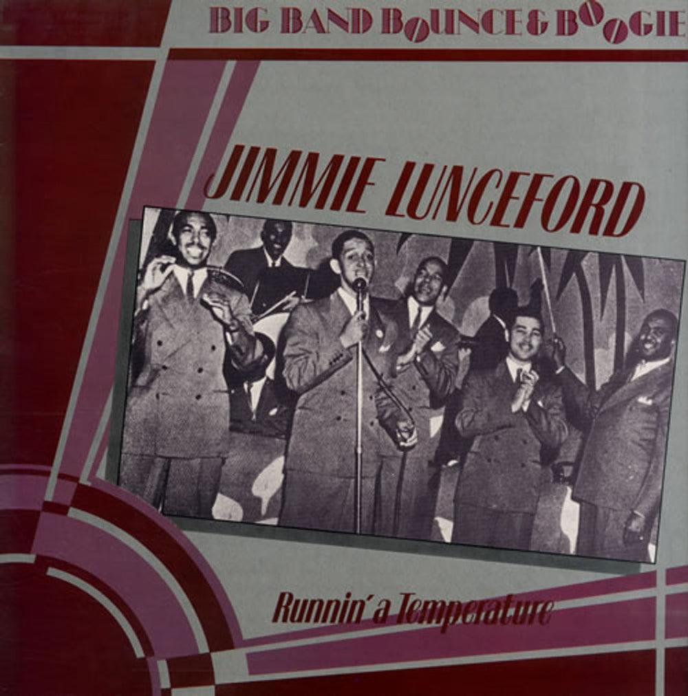 Jimmie Lunceford Runnin' A Temperature UK vinyl LP album (LP record) AFS1033