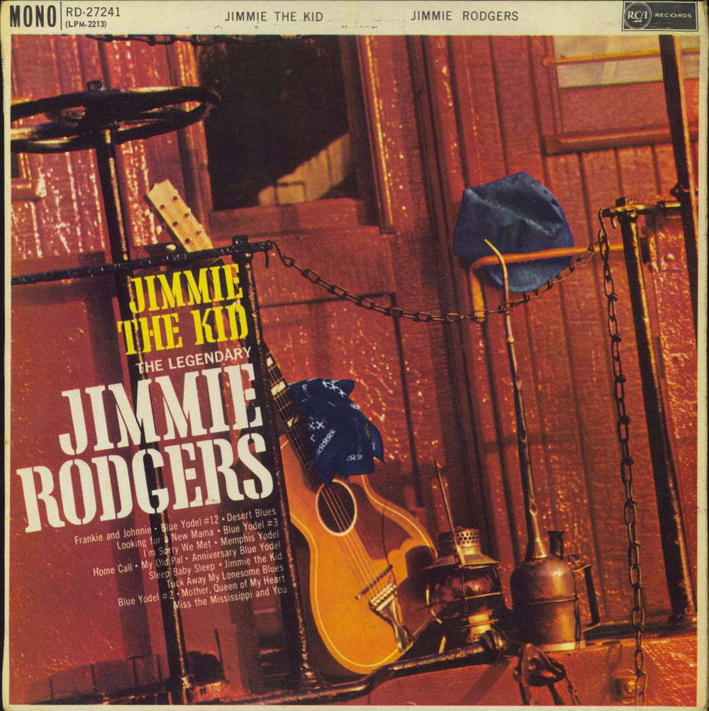 Jimmie Rodgers (Country) Jimmie The Kid UK vinyl LP album (LP record) RD-27241