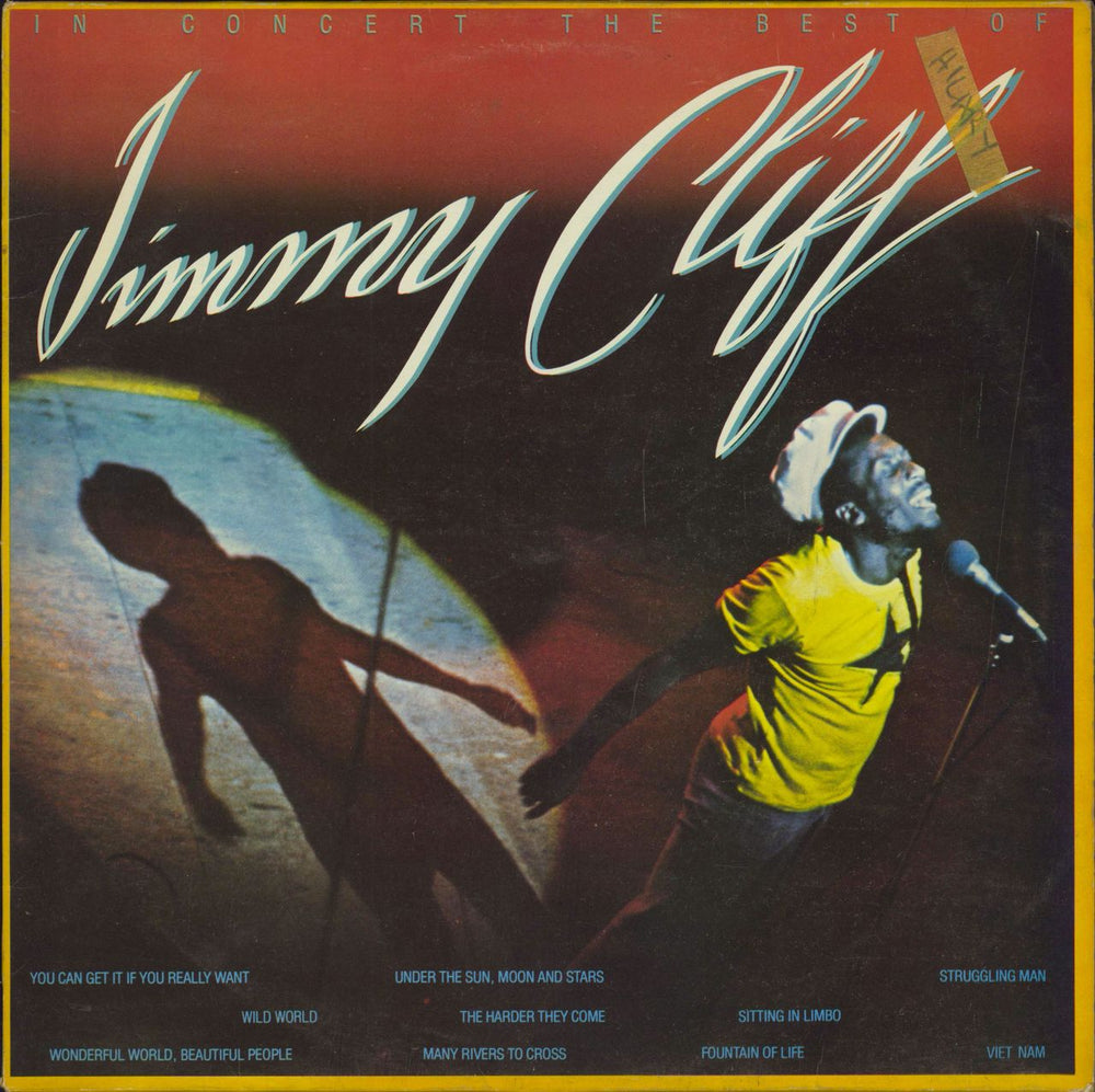 Jimmy Cliff In Concert - The Best Of - wos UK vinyl LP album (LP record) K54086