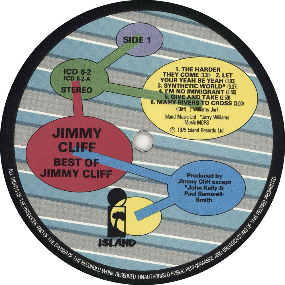 Jimmy Cliff The Best Of Jimmy Cliff - 'speech bubble' label UK 2-LP vinyl record set (Double LP Album) JCL2LTH701646