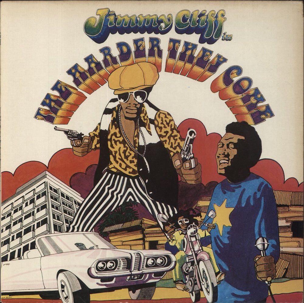 Jimmy Cliff The Harder They Come - blue label UK vinyl LP album (LP record) ILPS9202