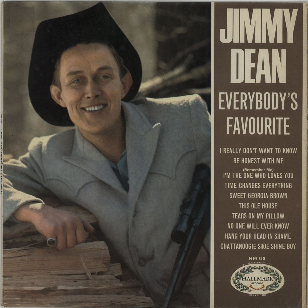 Jimmy Dean Everybody's Favourite UK vinyl LP album (LP record) HM510