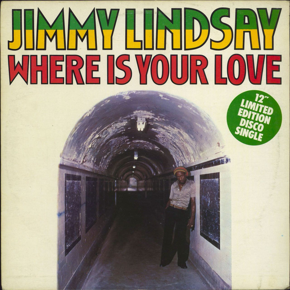 Jimmy Lindsay Where Is Your Love UK 12" vinyl single (12 inch record / Maxi-single) GEM129