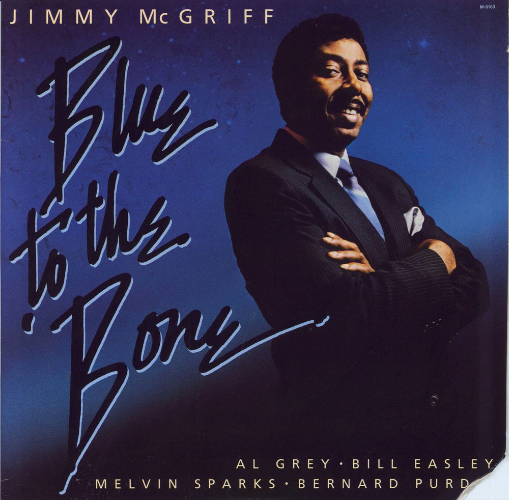 Jimmy McGriff Blue To The 'Bone US vinyl LP album (LP record) M-9163