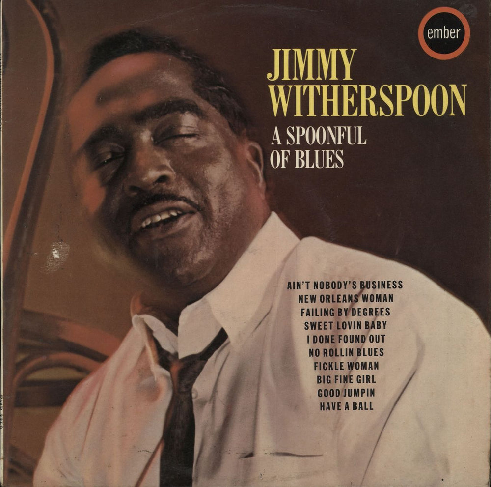 Jimmy Witherspoon Spoonful Of Blues UK vinyl LP album (LP record) EMB3369