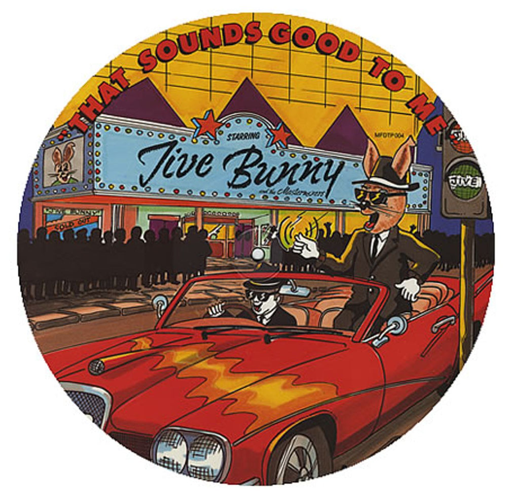 Jive Bunny That Sounds Good To Me UK 12" vinyl picture disc (12 inch picture record) MFDTP004