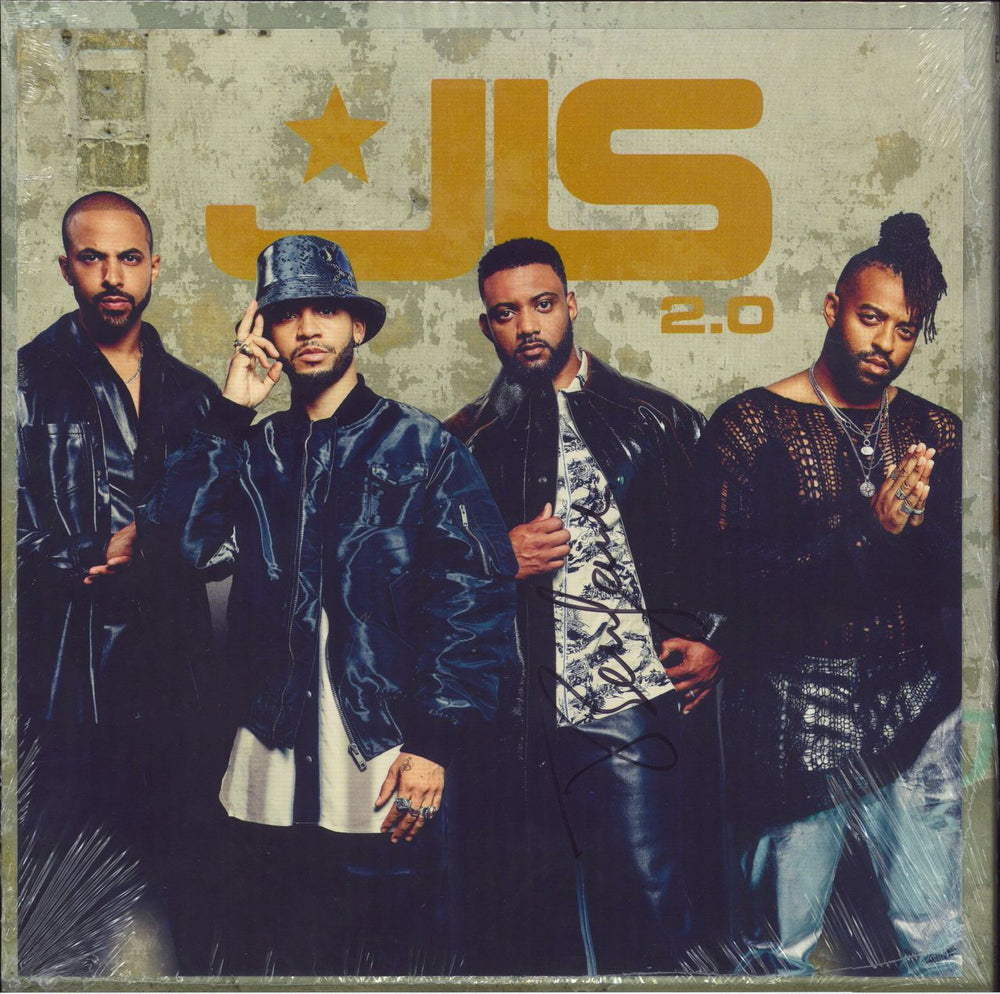 JLS 2.0 (Two Point) - JB Yellow Vinyl + Signed Print - Sealed UK vinyl LP album (LP record)