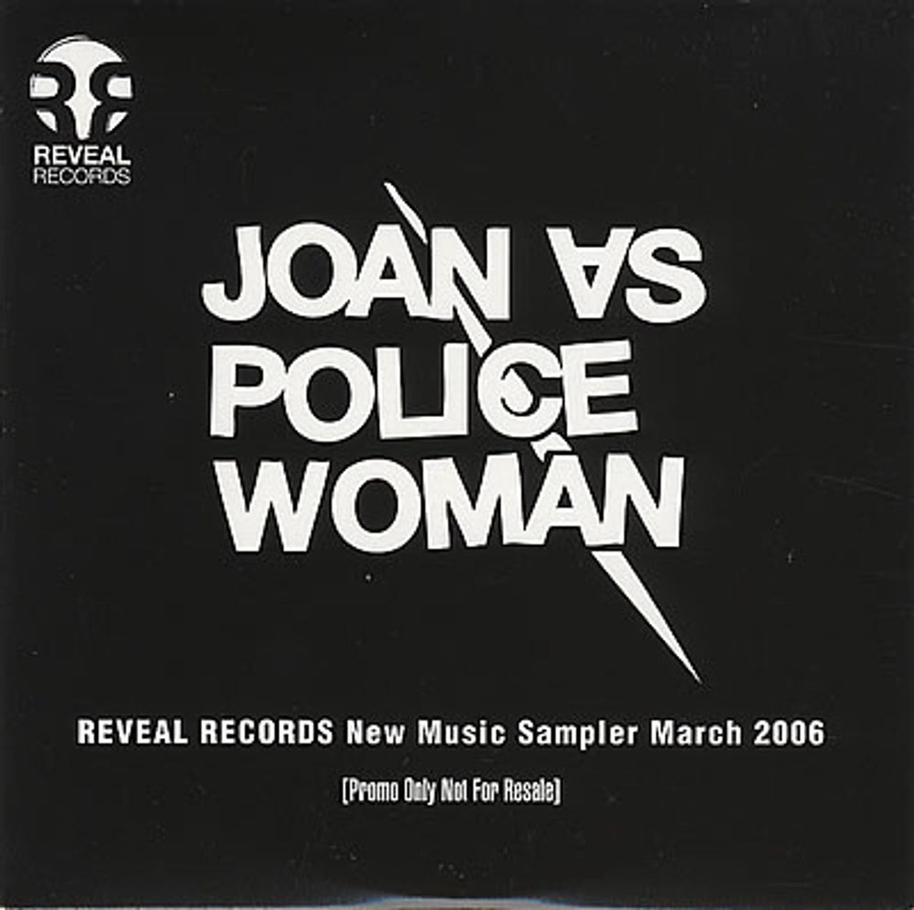 Joan As Police Woman Reveal Records - New Music Sampler UK Promo CD album (CDLP) REVEALPA02