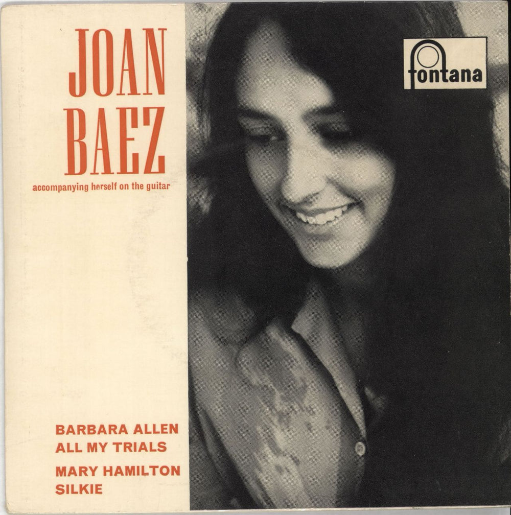 Joan Baez Joan Baez Accompanying Herself On The Guitar EP UK 7" vinyl single (7 inch record / 45) TFE18000