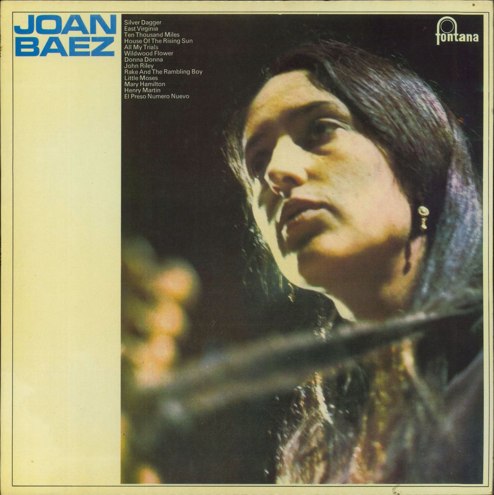 Joan Baez Joan Baez UK vinyl LP album (LP record) TFL6002