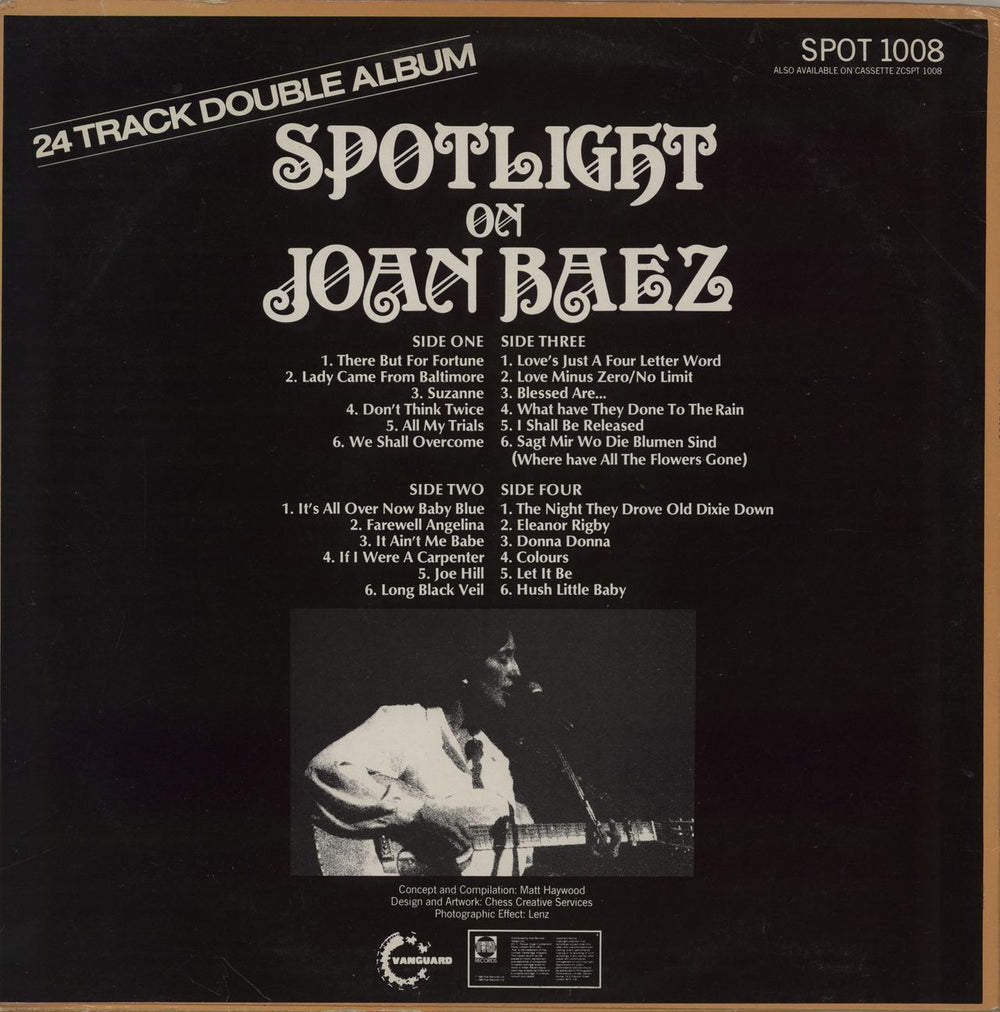 Joan Baez Spotlight On Joan Baez UK 2-LP vinyl record set (Double LP Album)