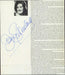 Joan Sutherland Autographed Mounted Biography Article UK memorabilia AUTOGRAPH