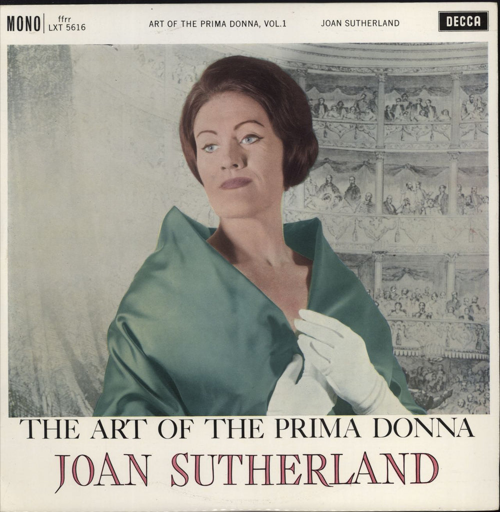 Joan Sutherland The Art Of The Prima Donna Volume 1 UK vinyl LP album (LP record) LXT5616