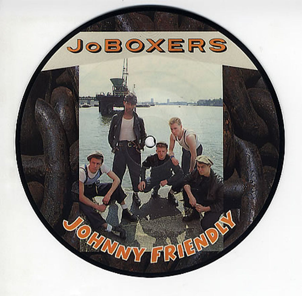 JoBoxers Johnny Friendly UK 7" vinyl picture disc (7 inch picture disc single) BOXXP3