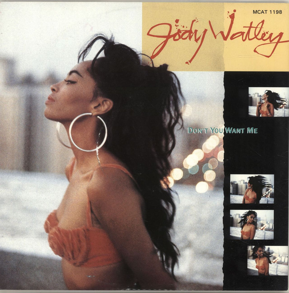 Jody Watley Don't You Want Me UK 12" vinyl single (12 inch record / Maxi-single) MCAT1198