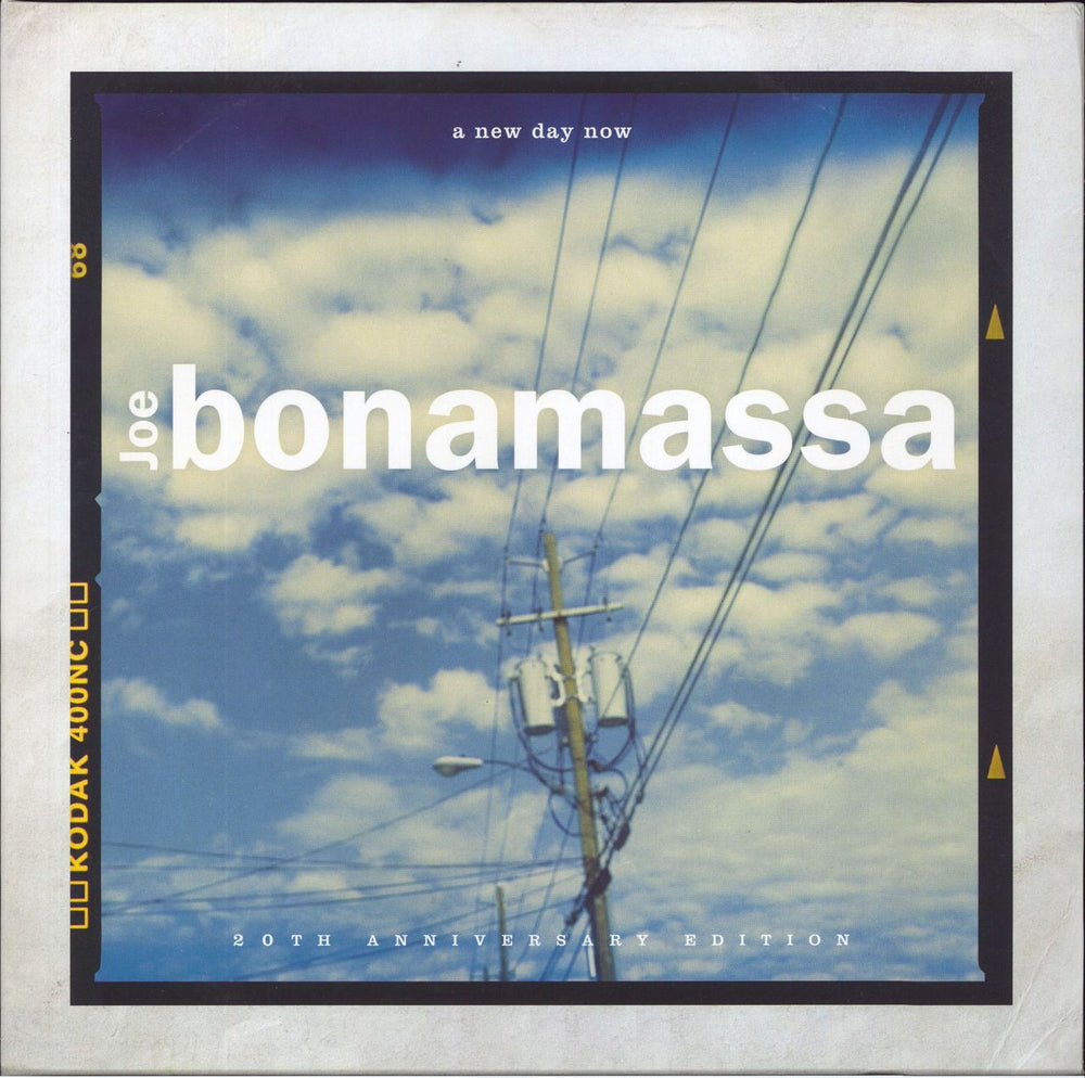 Joe Bonamassa A New Day Now: 20th Anniversary Edition - Blue Vinyl UK 2-LP vinyl record set (Double LP Album) PRD76161