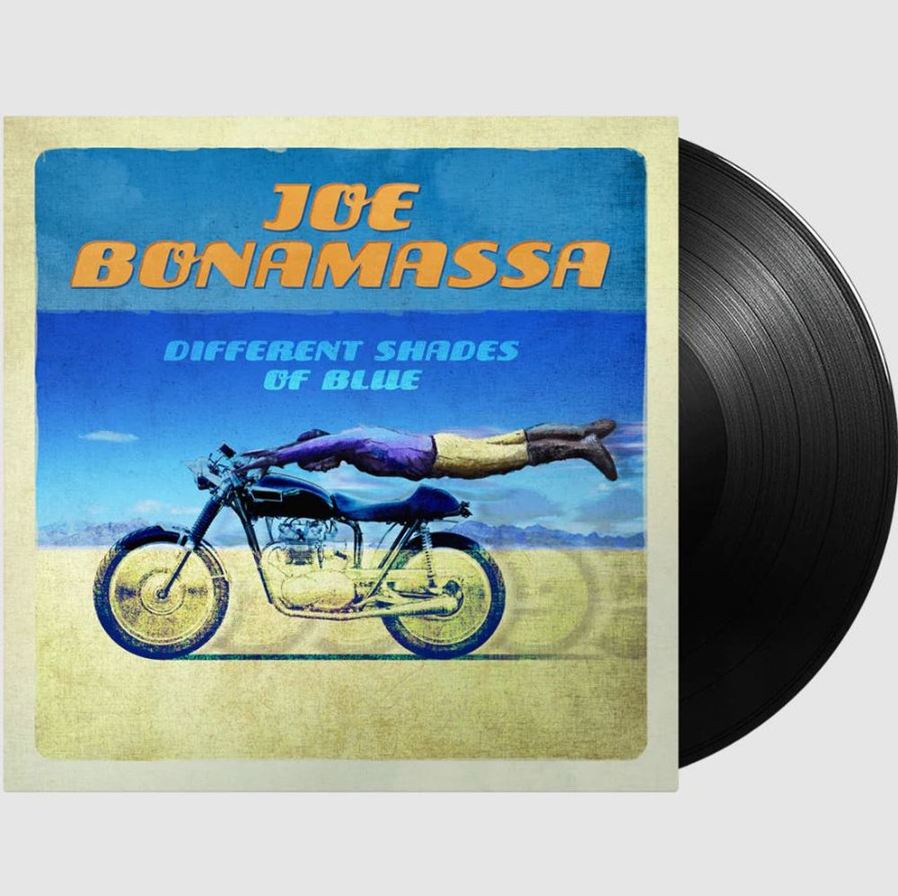 Joe Bonamassa Different Shades Of Blue + Shrink UK vinyl LP album (LP record) PRD74411